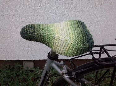 gestrickter Fahrradsattelbezug - Bild 3