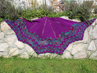 Hesperos - Sterntuch gestrickt - Stricken