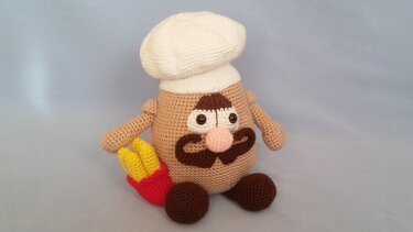 crochet pattern, potato cook Knollo