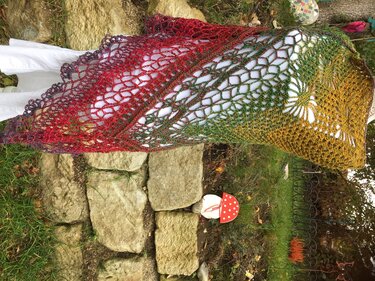 Dreieckstuch Aschenputtel - Häkeln