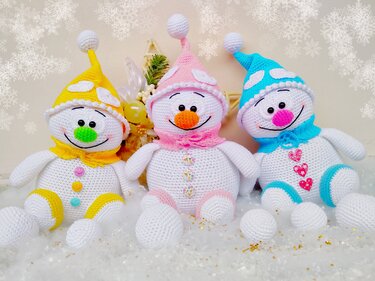 Snowlis - Crochet Pattern from Diana´s kleiner Häkelshop
