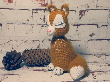 Fuchsfamilie gehäkelt - Bild 2