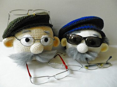Brillenhalter Opa Horst - Häkeln