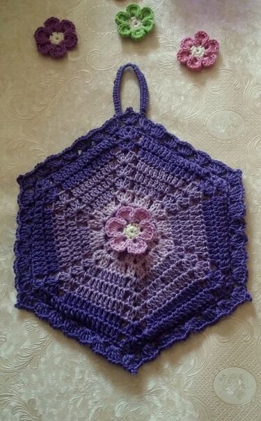 Bunte Topflappen - Häkeln