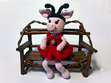 Häkelanleitung Glücksbringer Schweinchen Marie