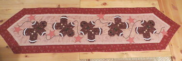 Patchwork Tischläufer "Gingerbread"