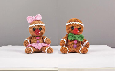 Amigurumi Lebkuchenmännchen Jack & Jill - Häkeln
