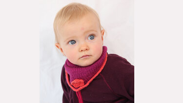 Anleitung Halstuch FINDUS, onesize, 0-3 Jahre, Anfängerfreundlich - Stricken