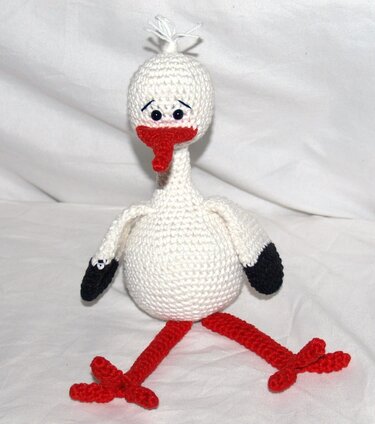 Storch - Amigurumi Häkelanleitung