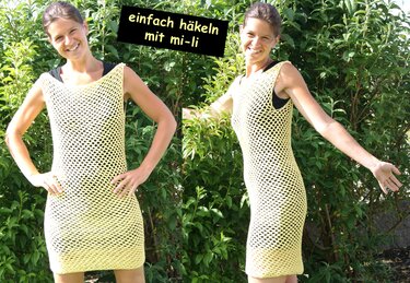 Sommerkleid Netzmuster Gr. 36 - 42 mit Ernährungstipps