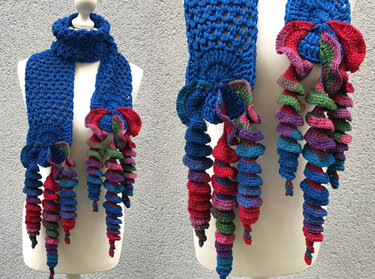 Schal "Streamer" - Häkeln