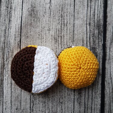 Häkelanleitung Amerikaner / Gebäck für die Kinderküche - Bild 2