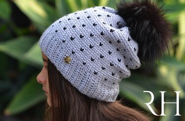 Mütze PETITE HEARTS Häkelanleitung E-book