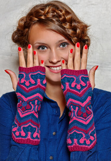 Gestrickte Stulpen Theres - Stricken