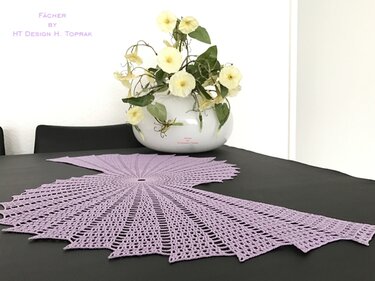 Häkelanleitung Fächer