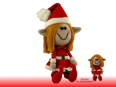 Elfe Elly -- Häkelanleitung von Haekelkeks®