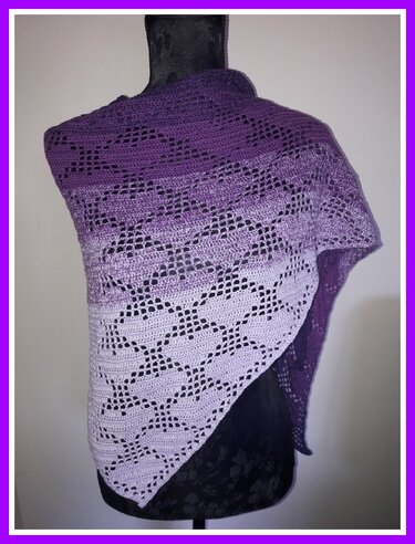 Dreieckstuch Herzen Häkelanleitung