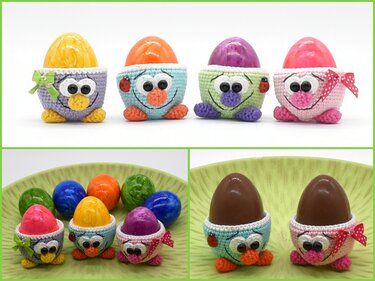 Crochet Pattern - sweet egg cups
