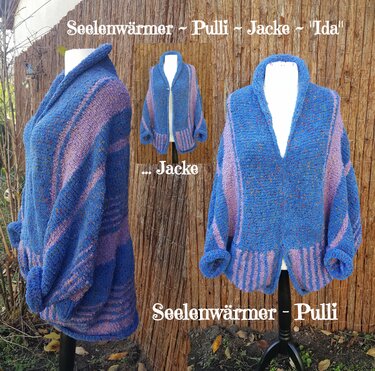 Seelenwärmer Pullover oder Jacke "Ida" - Stricken