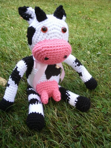 Blubsi die Kuh - Häkelanleitung