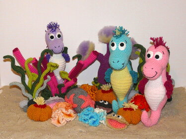 Häkelanleitung Seepferdchen Idylle