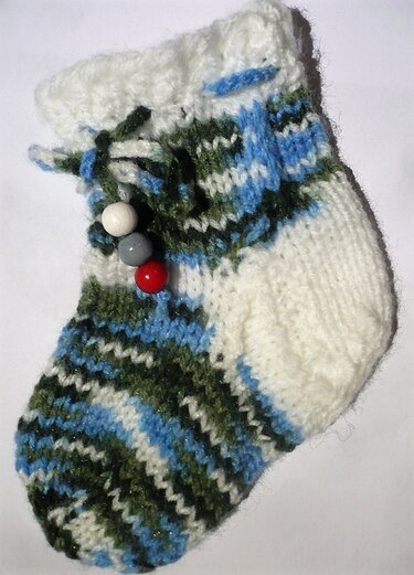 Strickanleitung_         Söcken-Wollrest