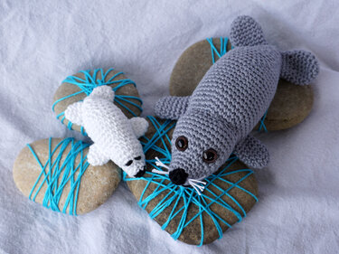 Häkelanleitung Seehunde