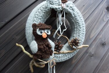 Türkranz gehäkelt und gestrickt - Häkeln