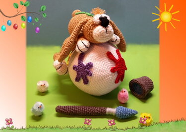 Häkelanleitung Chaotischer Osterhase