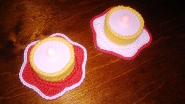 Teelicht " Mini - Blümchen "