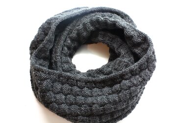 Schal oder Loop für Männer, zwei Varianten