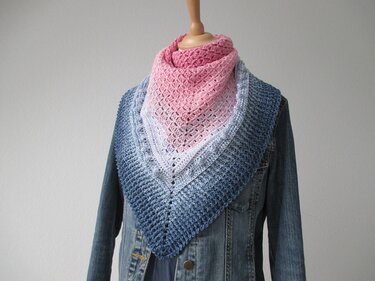 Häkelanleitung Tuch Chloe - Dreiecktuch