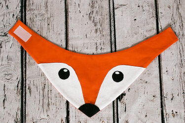 Fuchs-Halstuch: Anleitung und Schnittmuster - Nähen