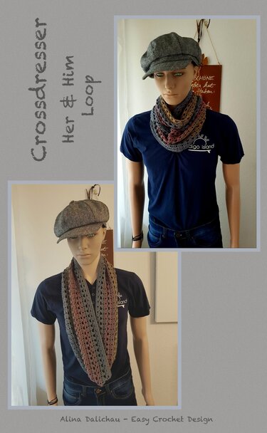 Crossdresser, Her & Him Loop - Häkeln