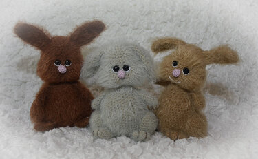 Hase Schlappohr zu Ostern Frühlingsdeko Osterhase - Häkeln