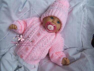 Strickanleitung für Baby's u. Reborns Modell Dreamset Gr. 50-56