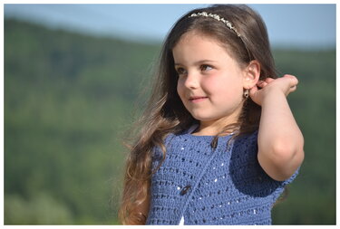 - EMILIA -  Sommerweste häkeln in 16 Größen, RVO Raglan von oben, leicht anzupassen