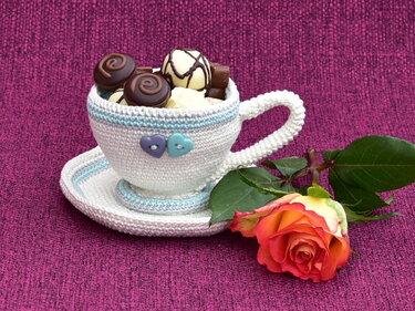 Häkelanleitung, Die Sammeltassen "Das gute Geschirr" Geschenkidee für viele Anlässe!