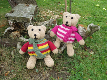 Strickanleitung Teddybär