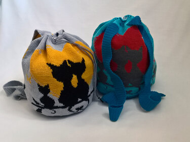 Crochet Pattern Backbag Familycats