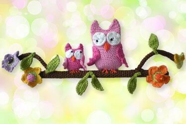 Wand- Tür oder Fensterschmuck - Häkeln