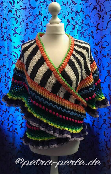 Perles  Hippy-Tuch "2001" - Häkeln