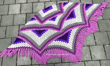 Dreieckstuch „NTSCHOTSCHI“ - Häkeln