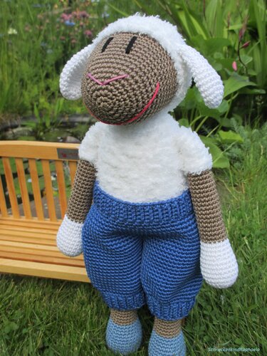 Häkelanleitung Fiete Schaf