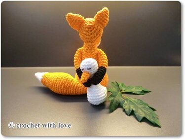 Häkelanleitung Fuchs mit Gans - PDF Datei