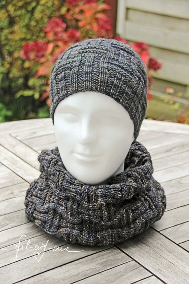 Knitting pattern cowl / boyfriend-loop for men