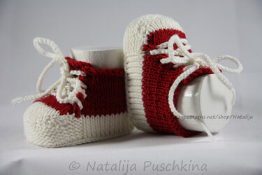 Strickanleitung für Anfänger - Babyschuhe