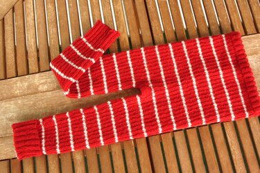 Strickanleitung - mitwachsende Leggins für Kleinkinder