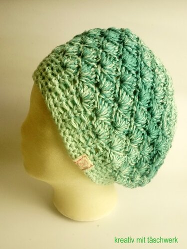 Häkelanleitung Mütze aus einem Bobbel! Für alle Größen!