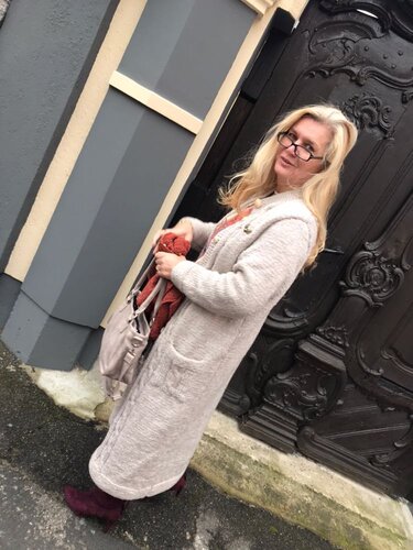 Strickanleitung Strickmantel Gr. 40 - 42